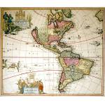 M-11096: Scarce Map of the Americas - c. 1696 Preview