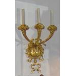 Pair Gilded Bronze Sconces Preview