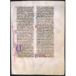IM-9518: 14th Century Breviary Leaf - Feast of St. Francis Assisi Preview