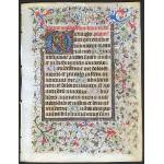 IM-9434: Book of Hours Leaf - made for the English market - elaborate borders Preview