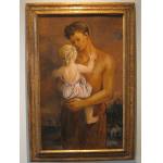 A Young Father and His Daughter by Marianne Clouzot  1908-2007 Preview